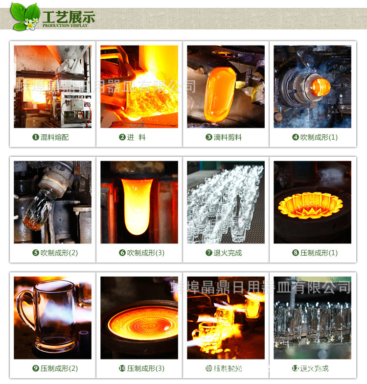 蚌埠晶鼎五件套玻璃碗 性价比之选，定制LOGO赢市场